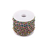 2m PVD Vacuum Plating 304 Stainless Steel Cable Chains STAS-YS0001-16-2