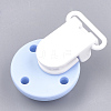 Food Grade Eco-Friendly Silicone Baby Pacifier Holder Clips SIL-T050-04D-2
