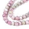 Ombre Effect Dyed Glass Beads Strands GLAA-C023-02-C23-3