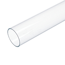 Round Transparent Acrylic Tube AJEW-WH0324-76C