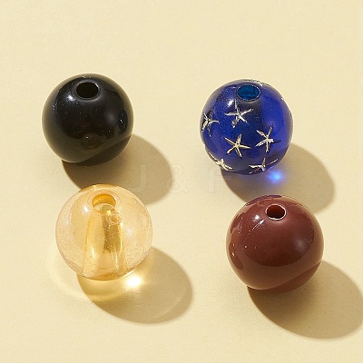 100G 5 Colors Acrylic Beads SACR-FS0001-07A-1