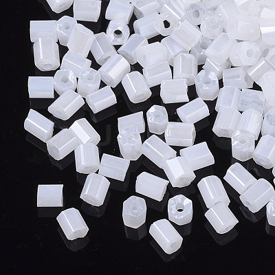 6/0 Two Cut Glass Seed Beads SEED-S033-07B-03-1