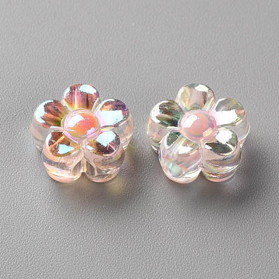 Transparent Acrylic Beads TACR-S152-06B-SS2112-1