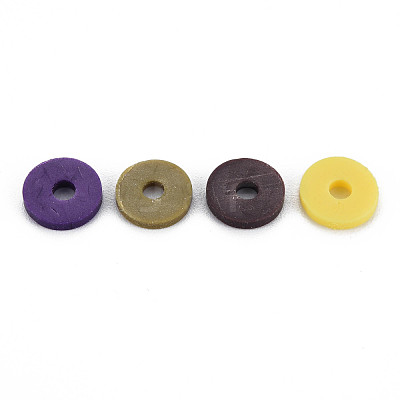4 Colors Handmade Polymer Clay Beads CLAY-N011-032-24-1