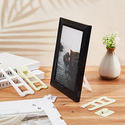 10Sets 2 Styles Resin Photo Frame Holder Set KY-GF0001-08B-1
