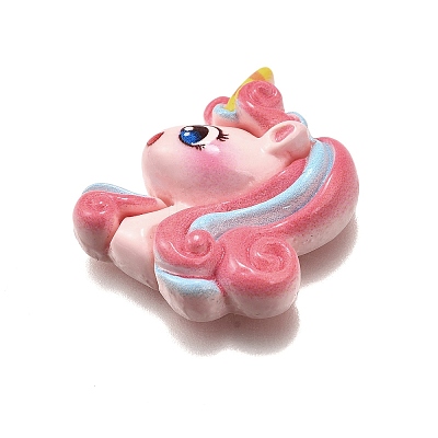 Unicorn Opaque Resin Decoden Cabochons CRES-F034-01-1