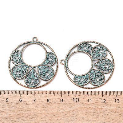 Tibetan Style Alloy Pendants FIND-B055-02B-1