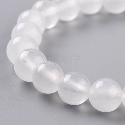 Dyed Natural Jade Beads Stretch Bracelets BJEW-G633-B-24-1