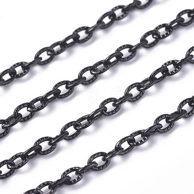 304 Stainless Steel Textured Cable Chains CHS-H007-42B-1