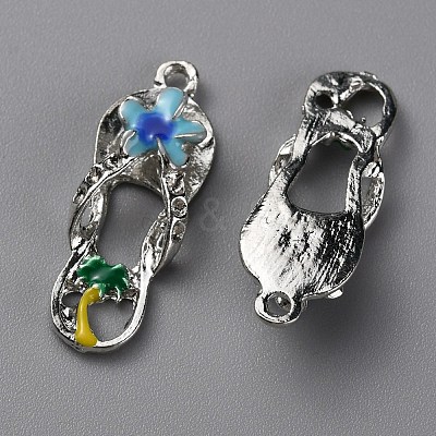 Alloy Enamel Pendants FIND-WH0129-39C-1