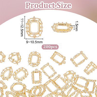 Alloy Cabochons MRMJ-WH0082-77-1