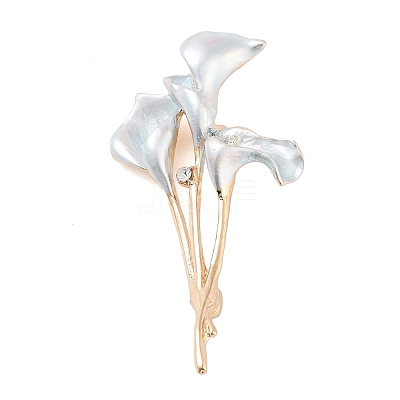 Flower Enamel Pins JEWB-P042-01G-B-1