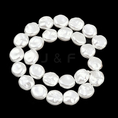 Electroplated Glass Beads Strands GLAA-H039-05A-1