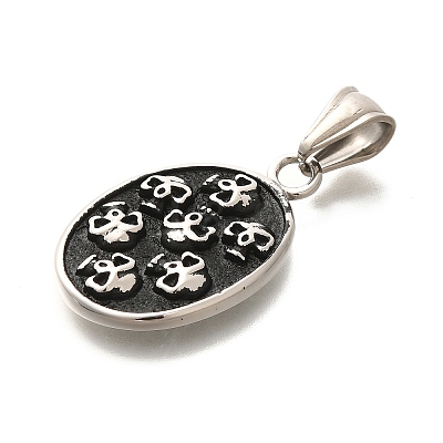 304 Stainless Steel Pendants STAS-Z110-26AS-02-1