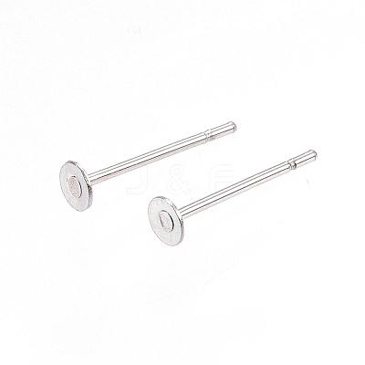 Tarnish Resistant 304 Stainless Steel Stud Earring Findings STAS-D448-088P-3mm-1