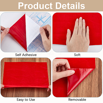 3M Flocking Cloth Self-Adhesive Table Runners AJEW-GF0009-66C-1