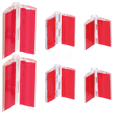 12Pcs 3 Styles Acrylic Self Adhesive Hinge FIND-GF0005-56-1