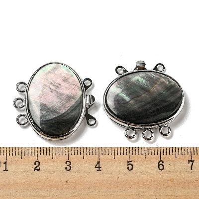 Black Lip Shell Box Clasp G-C104-02F-P-1