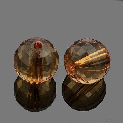 Transparent Acrylic Beads PL544Y-12-1