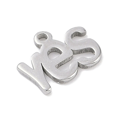 Non-Tarnish 304 Stainless Steel Charms STAS-K286-02A-P-1
