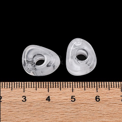 Two Tone Opaque Acrylic Beads MACR-Z002-02A-1