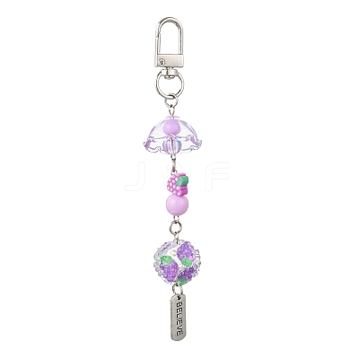 Handmade Polymer Clay & Acrylic & Resin & Glass Pendant Decorations KEYC-FS00037-04-1