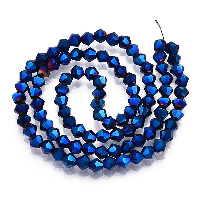 Electroplate Glass Bead Strands LS-EGLA-R094-4mm-03-1