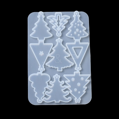 DIY Christams Silicone Pendant Molds DIY-F140-02A-1