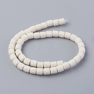 Natural Lava Rock Beads Strands G-F671-04A-01-1