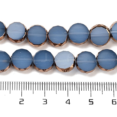 Imitation Jade Glass Beads Strands GLAA-H032-03-02-1