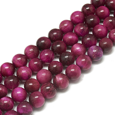 Natural Tiger Eye Beads Strands G-S300-10mm-107B-1