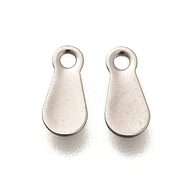 304 Stainless Steel Stamping Blank Tag Charms STAS-F311-04P-02-1