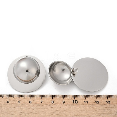 304 Stainless Steel Stud Earrings EJEW-S265-05P-1