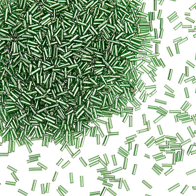 3000Pcs Glass Bugle Beads SEED-PA0001-13C-1