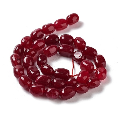 Natural White Jade Beads Strands G-E614-B01-07-1