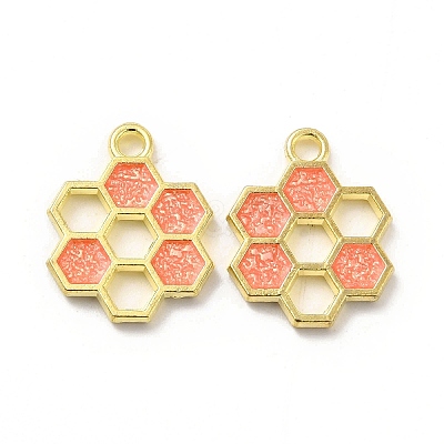 Alloy Enamel Pendants ENAM-J650-06G-04-1