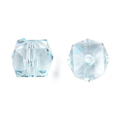 Transparent Acrylic Beads TACR-Q259-10mm-V38-1