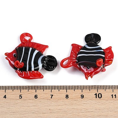 Handmade Lampwork Pendants LAMP-I029-13E-1