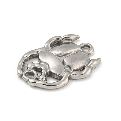 Non-Tarnish 304 Stainless Steel Connector Charms STAS-N103-92P-1