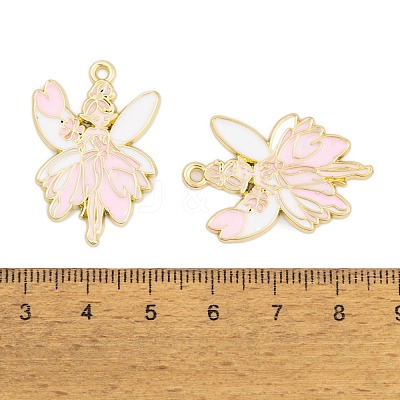 Rack Plating Alloy Enamel Pendants FIND-A040-08D-03G-1
