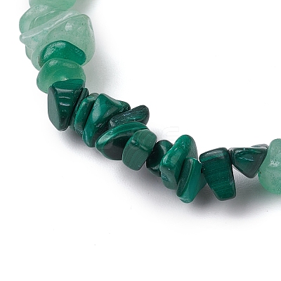 7Pcs Gemstone Stretch Bracelet Sets BJEW-JB11012-1