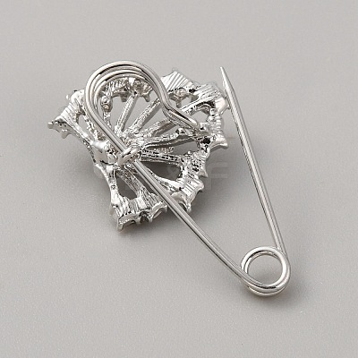 Rhinestone Peacock Brooch Pin JEWB-WH0030-26P-1