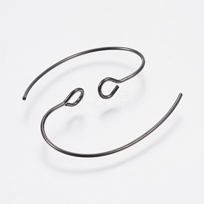 304 Stainless Steel Earring Hooks X-STAS-F148-05B-1
