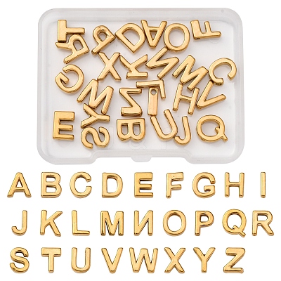 26Pcs 26 Styles 304 Stainless Steel Charms STAS-FS0001-77-1