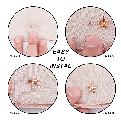 Brass Studs Rivets KK-CA0001-09-1