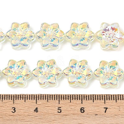 Electroplate Glass Beads Strands EGLA-P069-02A-AB04-1