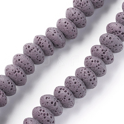 Natural Lava Rock Beads Strands G-F671-01A-15-1