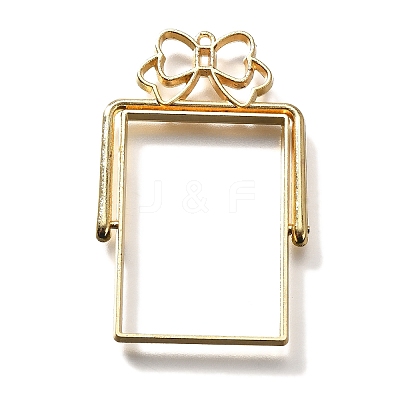 Alloy Open Back Bezel Pendants PALLOY-I223-10LG-1