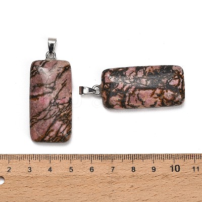 Natural Rhodonite Pendants GG-CBAA0EE-01P-07-1