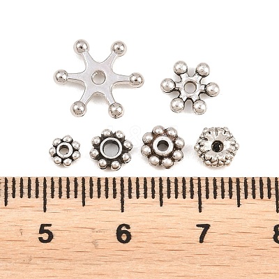 Tibetan Style Alloy Spacer Beads FIND-C093-02AS-1